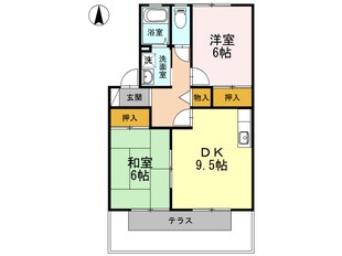 フェルメールヒルズの物件間取画像